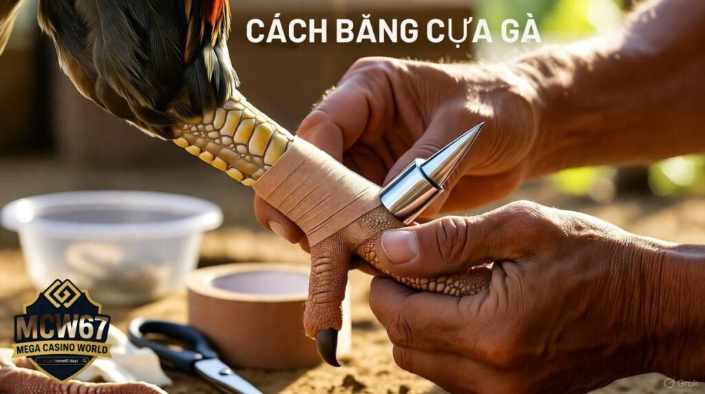 Cách Băng Cựa Gà