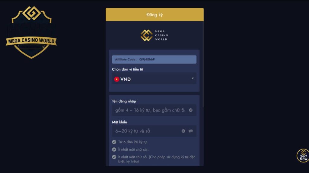 Hướng Dẫn Đăng Ký MCW67 Trong 3 Phút